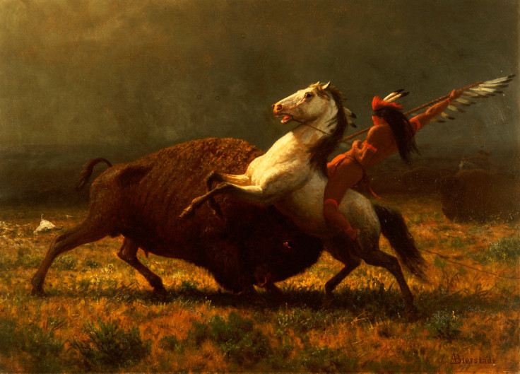 Albert Bierstadt Oil Painting The Last of the Buffalo II - Click Image to Close